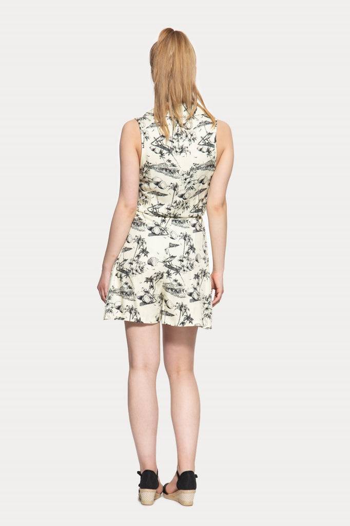 Queen Kerosin 50s Style Playsuit 50% Rabatt für begrenzte Zeit