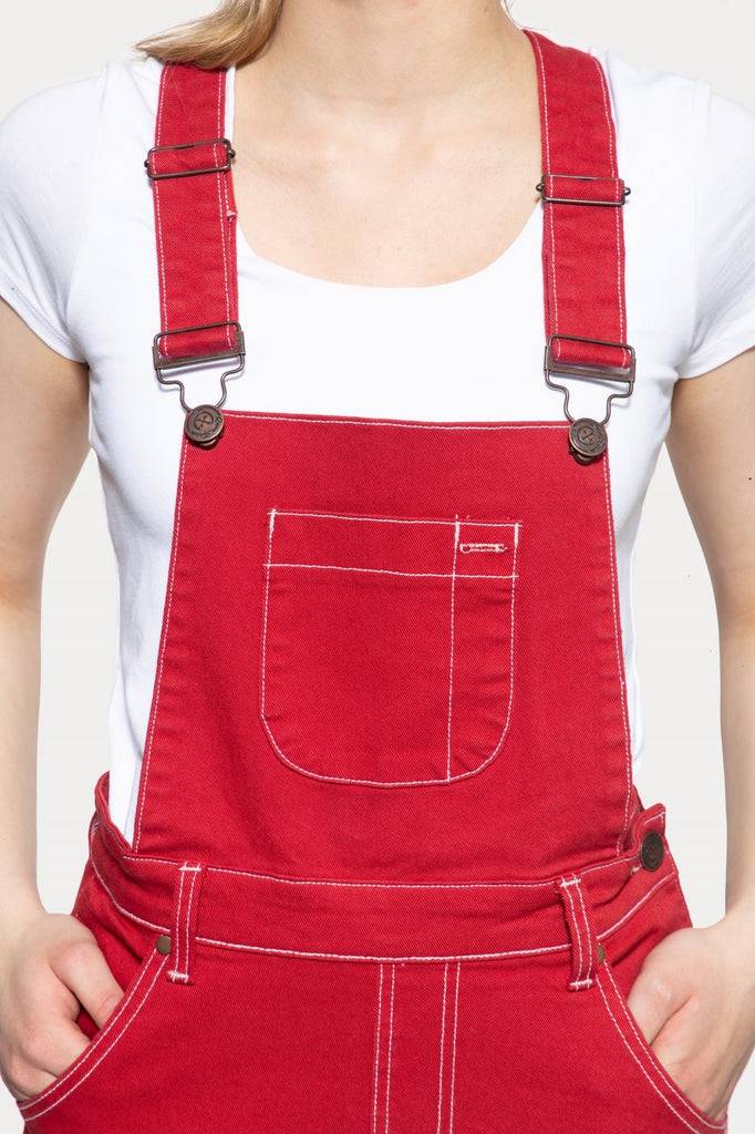 Queen Kerosin Denim Latz-Shorts Rabatt