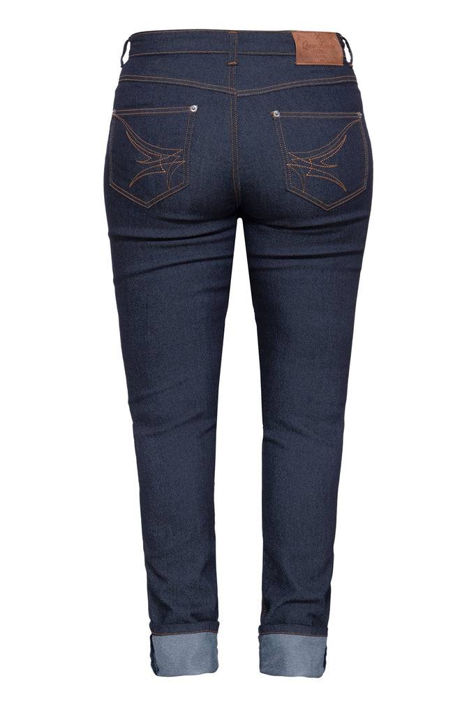 Queen Kerosin Slim Fit Jeans im 5-Pocket-Design mit bestickten Gesäßtaschen Black Friday