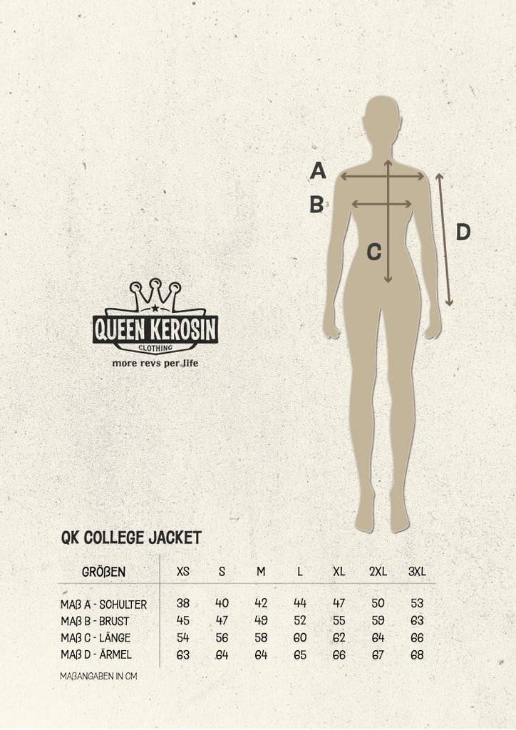 Queen Kerosin College Jacke «We Can Do It» Neuheiten