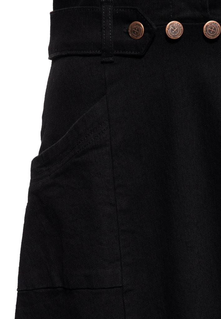Queen Kerosin 50s Swing Jeanskleid mit Stickerei Wochenangebot