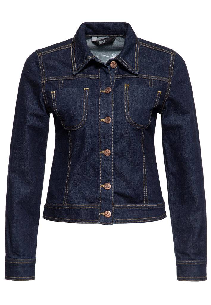 Queen Kerosin Denim Workwear Jacke «Rock'n'Roll Rebel Queen» Bis zu 50% Rabatt