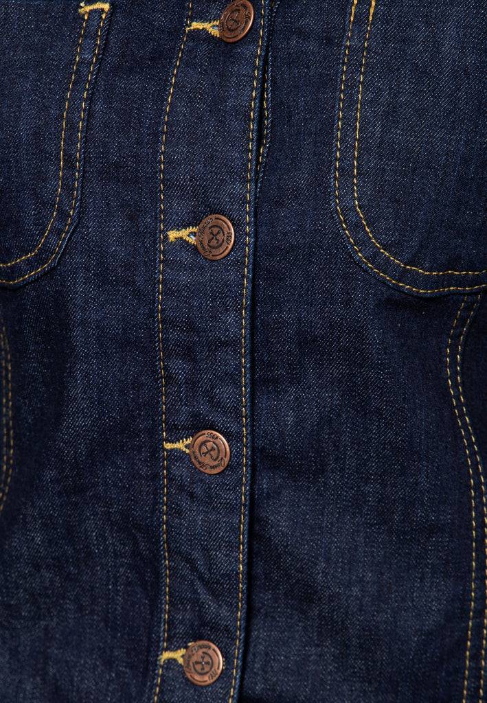Queen Kerosin Denim Workwear Jacke «Rock'n'Roll Rebel Queen» Bis zu 50% Rabatt