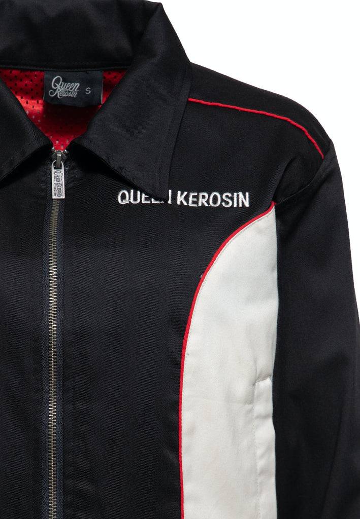 Queen Kerosin Gabardine Jacke «California» Bis zu 60% Rabatt