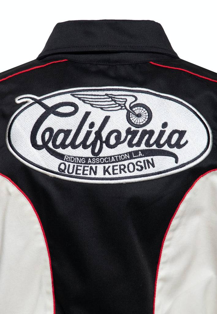 Queen Kerosin Gabardine Jacke «California» Bis zu 60% Rabatt