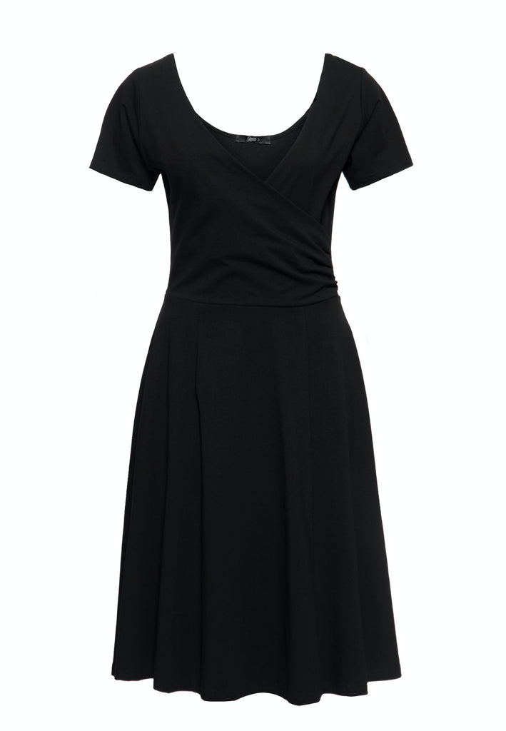 Queen Kerosin Swing Kleid in Wickel-Optik