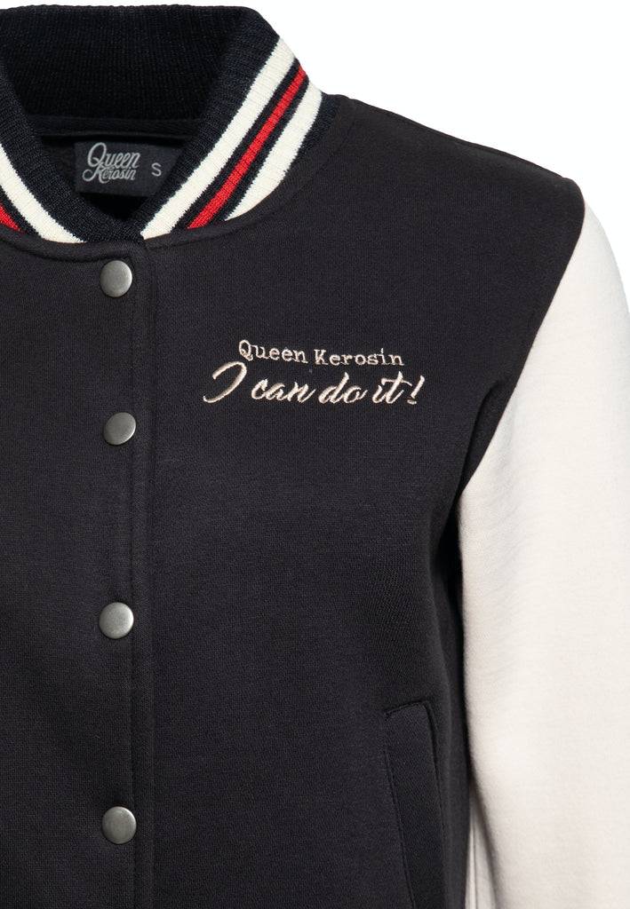 Queen Kerosin College Sweatjacke «I Can Do It» Online