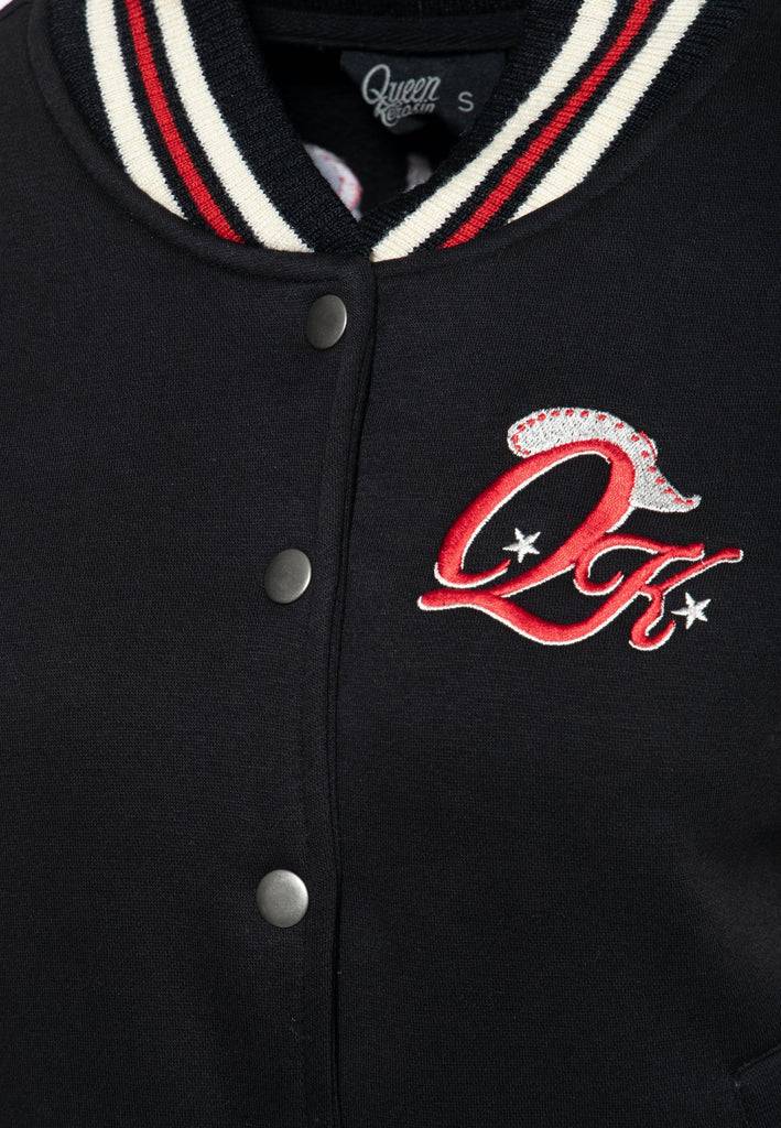 Queen Kerosin College Sweatjacke «Rebel at Heart» Hotsell