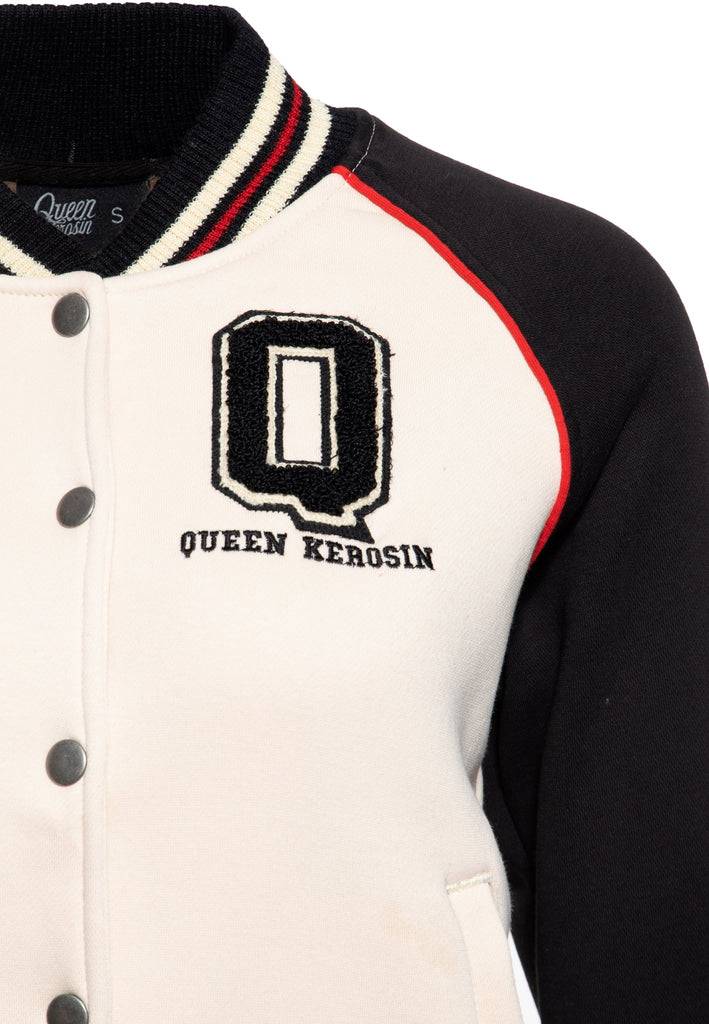 Queen Kerosin College Sweatjacke «Q» im Angebot