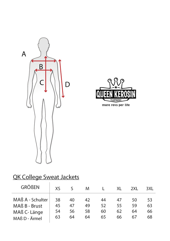 Queen Kerosin College Sweatjacke «Q» im Angebot