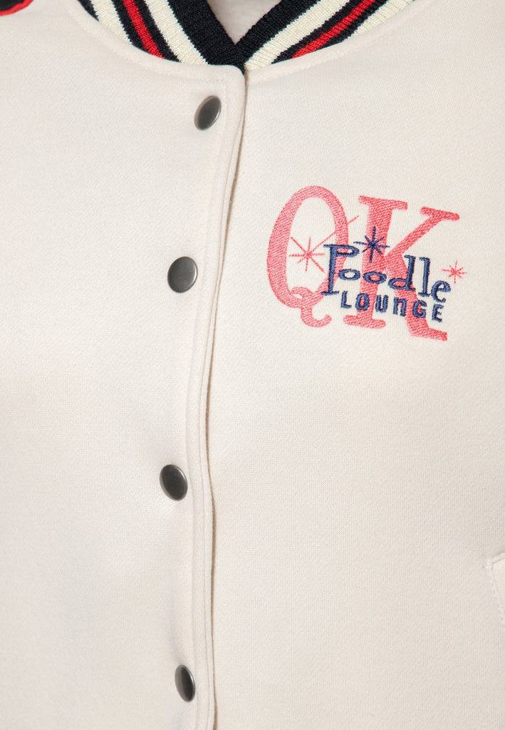 Queen Kerosin College Sweatjacke «Poodle Lounge» Schlussverkauf
