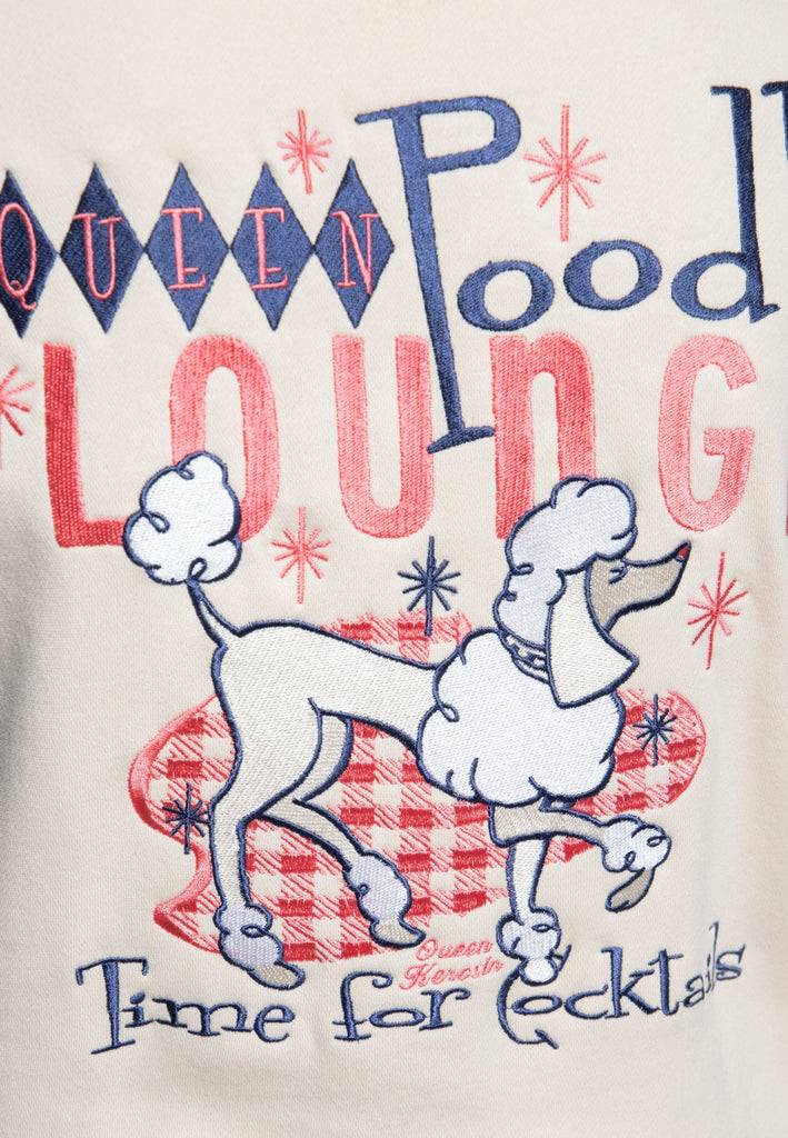 Queen Kerosin College Sweatjacke «Poodle Lounge» Schlussverkauf