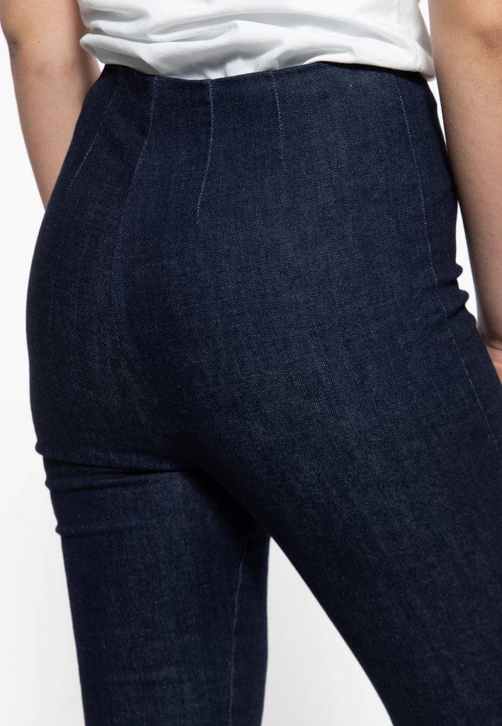 Queen Kerosin High Waist Capri Jeanshose Limitierter Zeitrabatt