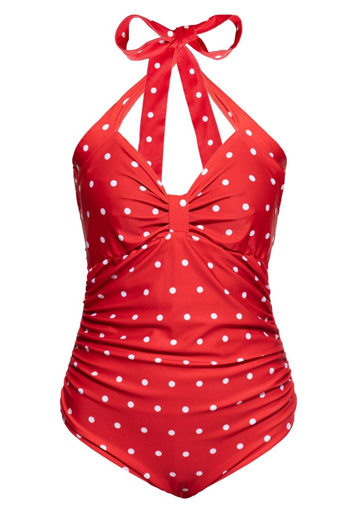 Queen Kerosin Swimsuit «Dotted» Großer Ausverkauf