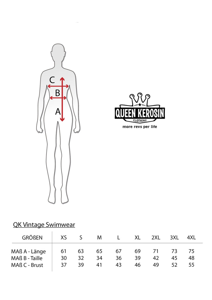 Queen Kerosin Swimsuit «Dotted» Großer Ausverkauf