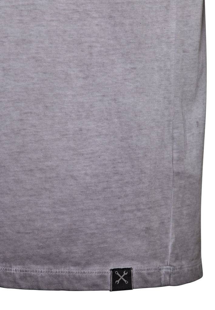 Queen Kerosin Oilwash T-Shirt «Loud & Fast» Top Angebot