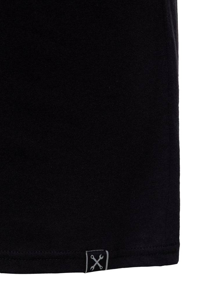 Queen Kerosin T-Shirt mit Print in der Front «Gott ist mit uns» Riesige Rabatte