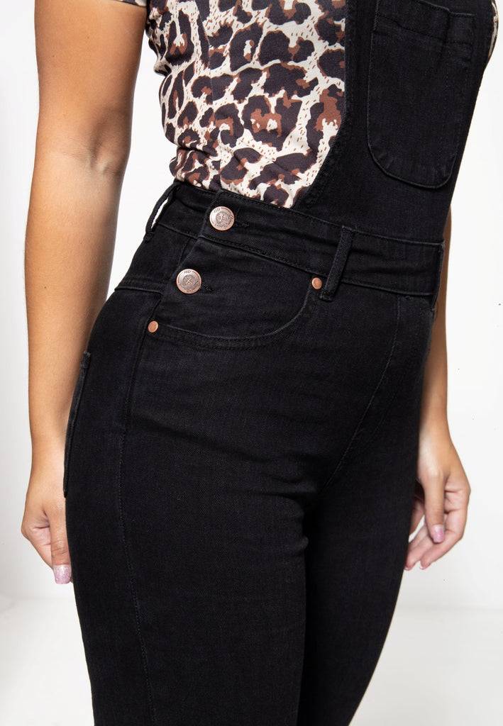 Queen Kerosin Latzjeans «Dina» Kostenloser Versand international
