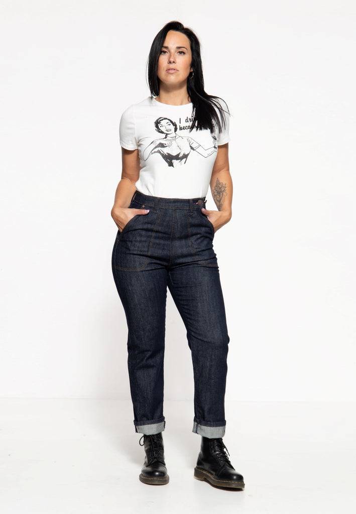 Queen Kerosin 50´s Vintage Jeans Begrenzt auf 3 Tage