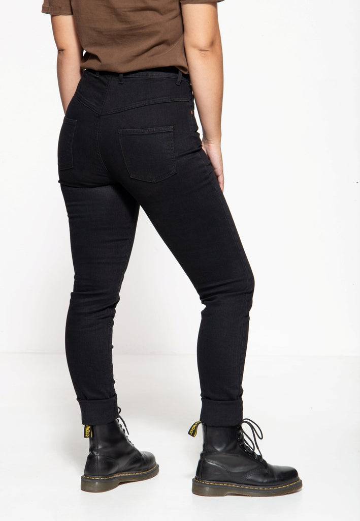 Queen Kerosin High Waist Slim Fit Jeans «Betty» Black Friday Preise