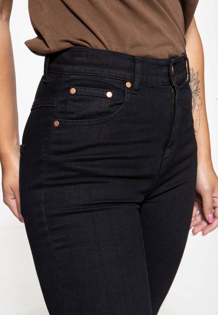 Queen Kerosin High Waist Slim Fit Jeans «Betty» Black Friday Preise