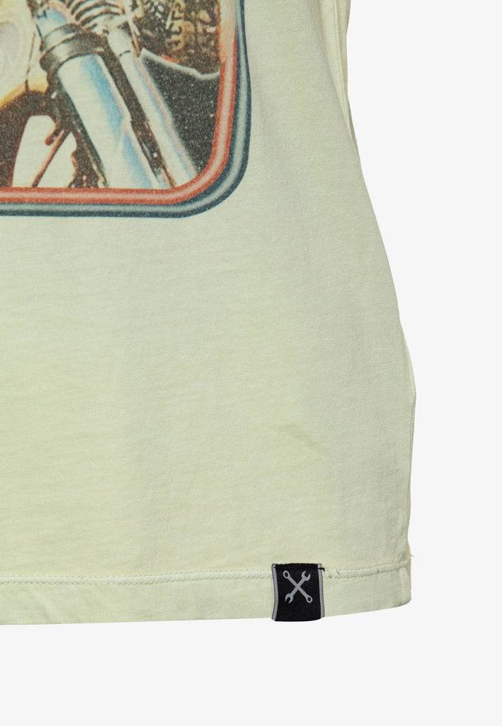 Queen Kerosin Acidwash T-Shirt «Road Queen» Online