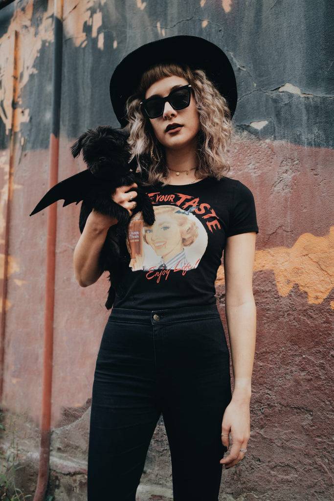 Queen Kerosin Slim Fit T-Shirt «Blood» Fabrikverkauf