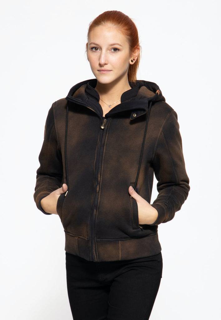 Queen Kerosin Outdoor Sweatjacke «Q.K. Adventure Gear» Limitierter Zeitrabatt
