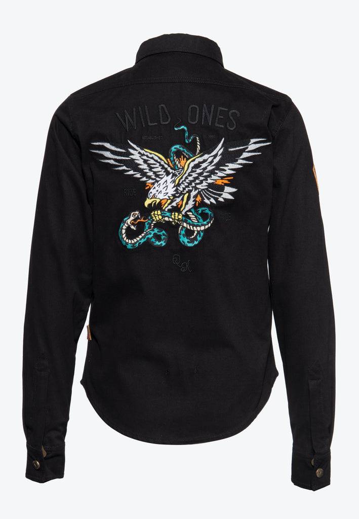 Queen Kerosin Funktionshemd «Wild Ones Ride Free» Rabatt