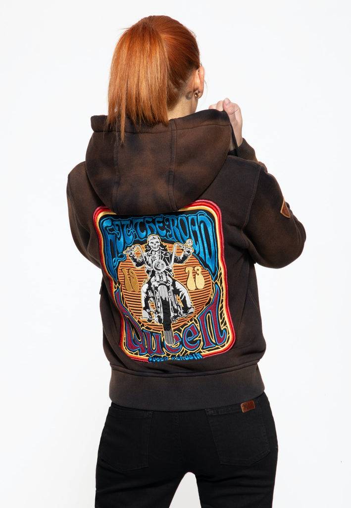 Queen Kerosin Sweatjacke «Hit the Road Queen» Versandkostenfrei