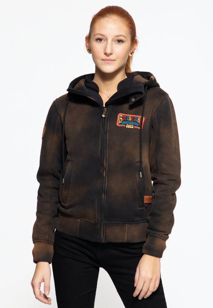 Queen Kerosin Sweatjacke «Hit the Road Queen» Versandkostenfrei