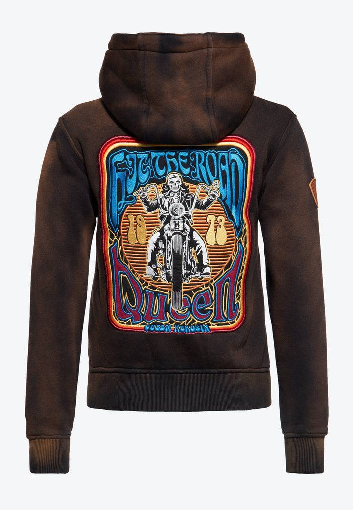 Queen Kerosin Sweatjacke «Hit the Road Queen» Versandkostenfrei
