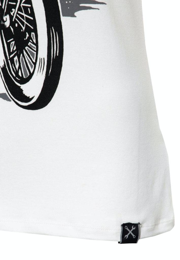 Queen Kerosin Slim Fit Print Shirt mit Frontmotiv «Trouble Maker» Online Shopping