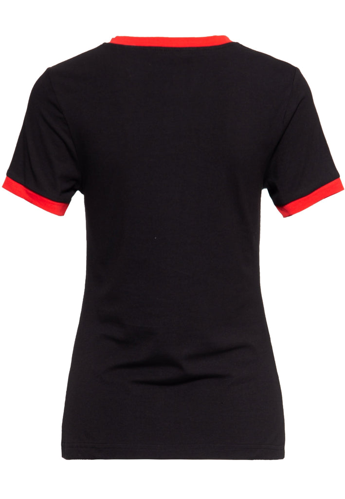 Queen Kerosin Vintage Contrast T-Shirt «Nobody`s Baby» Muttertagsangebot