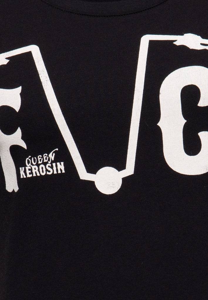 Queen Kerosin Print T-Shirt «Fuck Everyone» Top Angebot