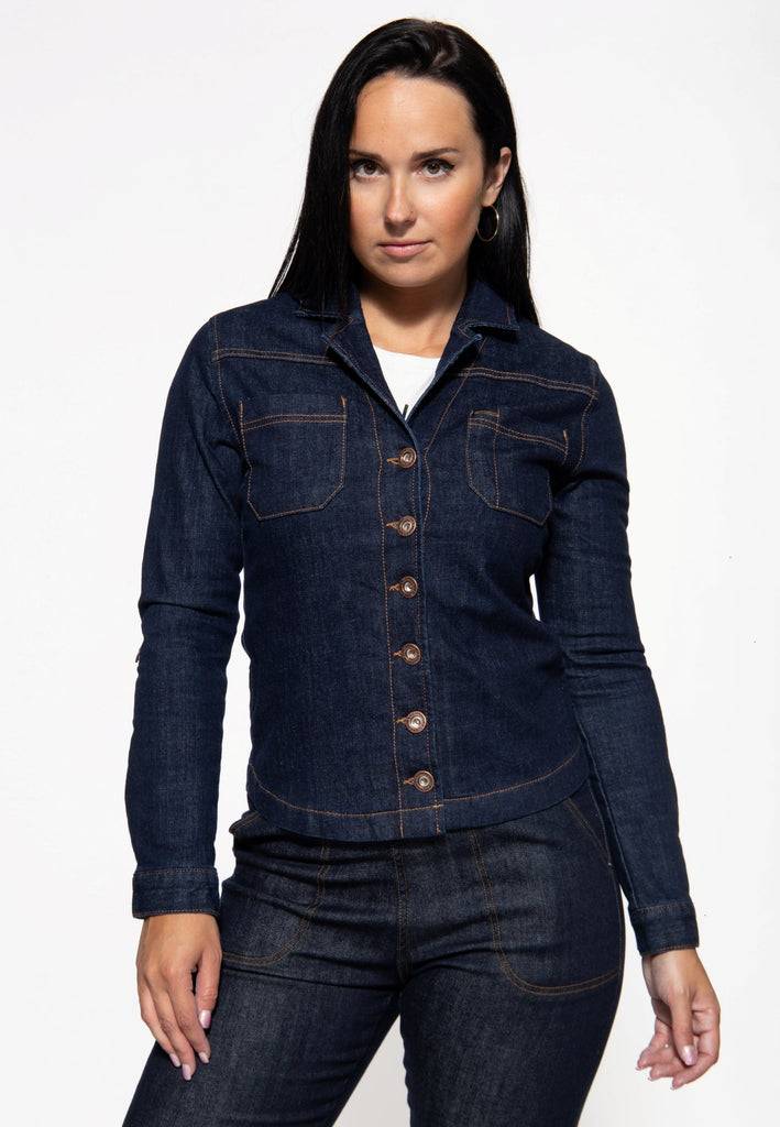 Queen Kerosin Denim Hemdbluse «Motor Queen Service» Begrenzte Freigabe