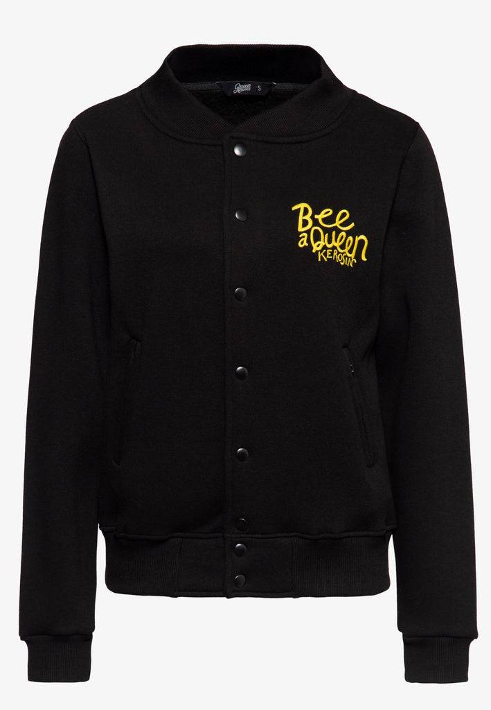 Queen Kerosin College Sweatjacke «Bee Queen» JETZT KAUFEN