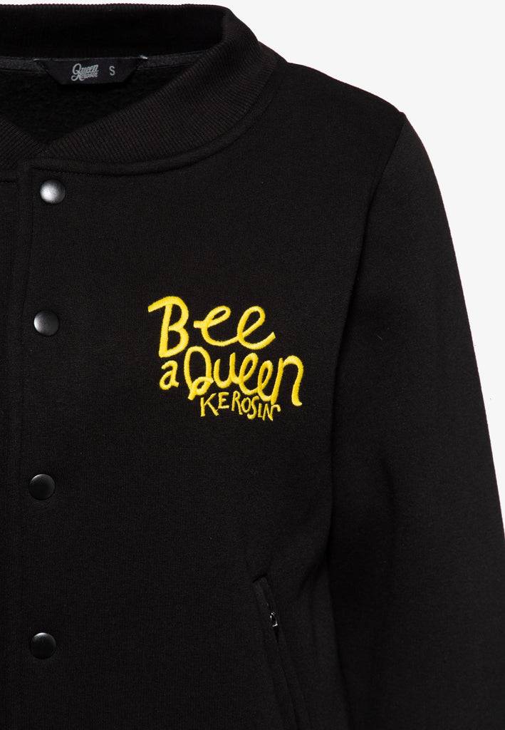 Queen Kerosin College Sweatjacke «Bee Queen» JETZT KAUFEN
