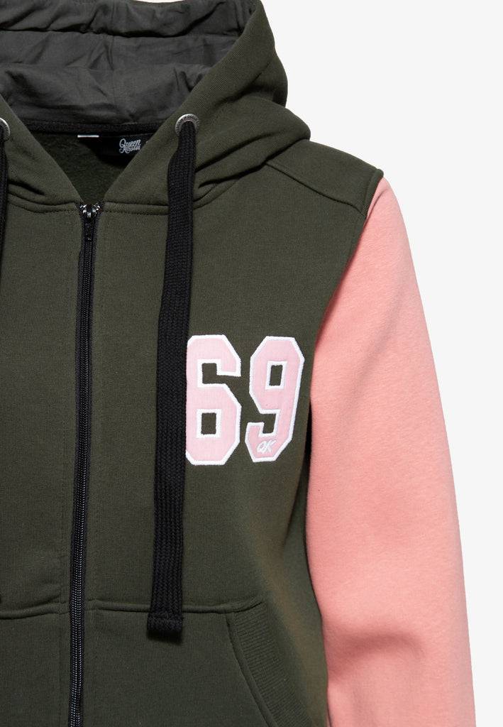 Queen Kerosin Sweatjacke «Sugar Babe» Letzte 2 Tage