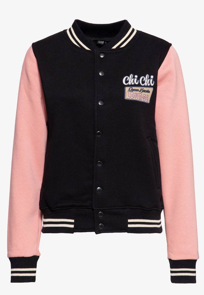 Queen Kerosin College Sweatjacke «Chi Chi» Zeitbegrenzte Promotion