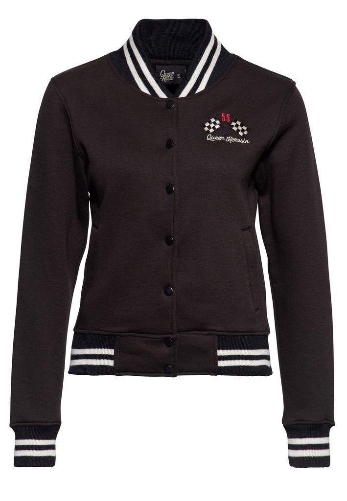 Queen Kerosin College Sweatjacke «Motor Service Queen» Bis zu 60% Rabatt
