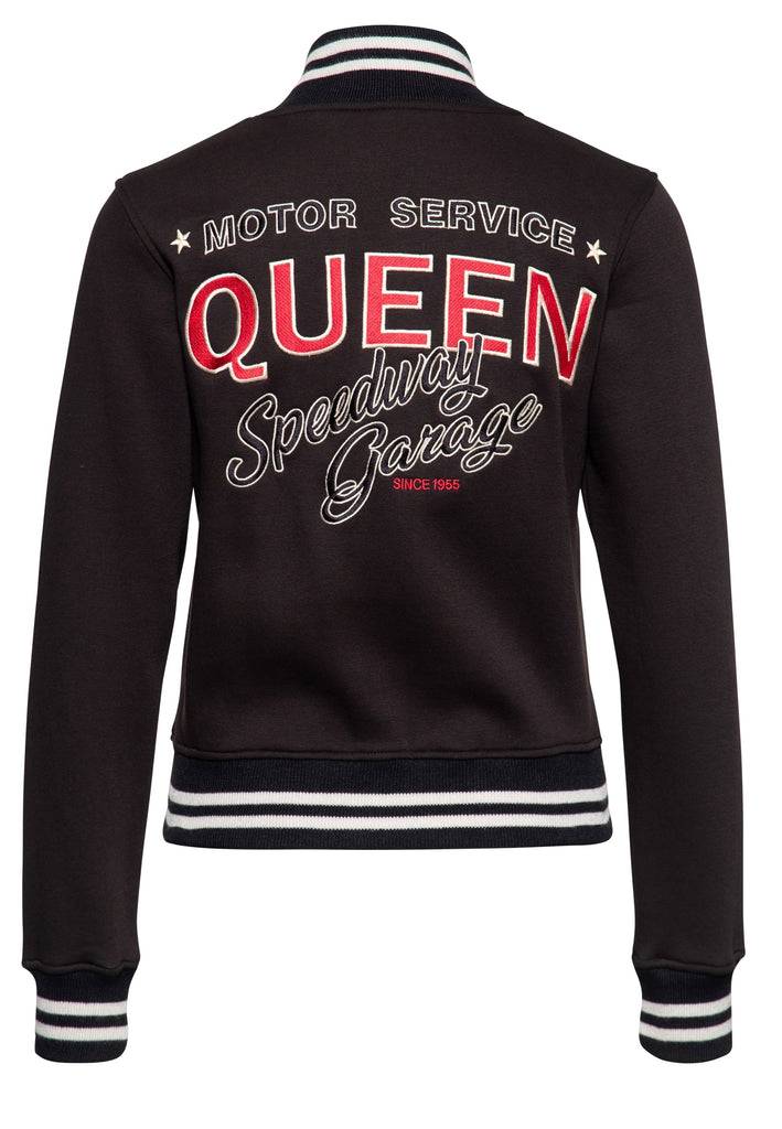 Queen Kerosin College Sweatjacke «Motor Service Queen» Bis zu 60% Rabatt