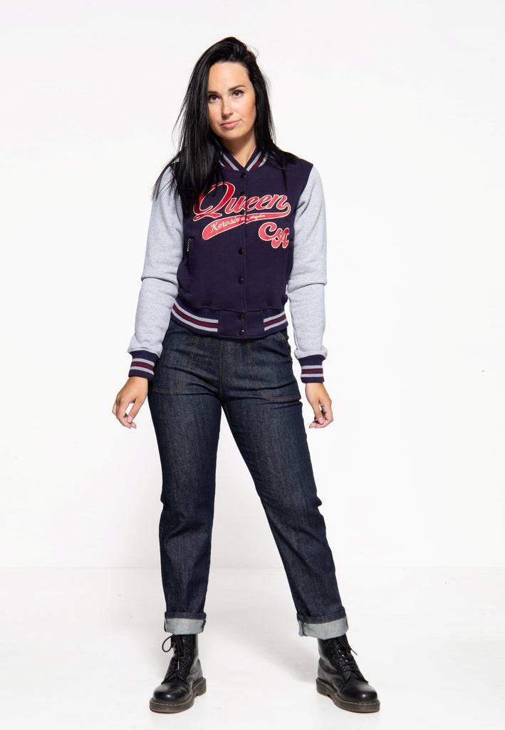 Queen Kerosin College Sweatjacke «Queen CA» Nur für heute