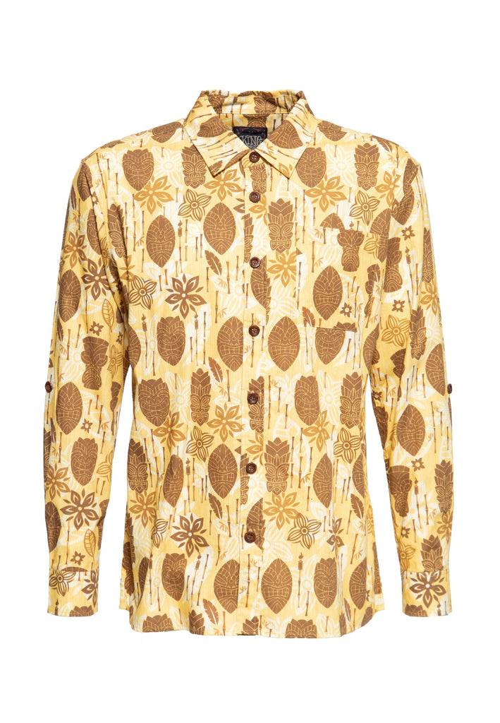 Queen Kerosin Allover Printed Hemd «Tahiti» Clearance-Verkauf