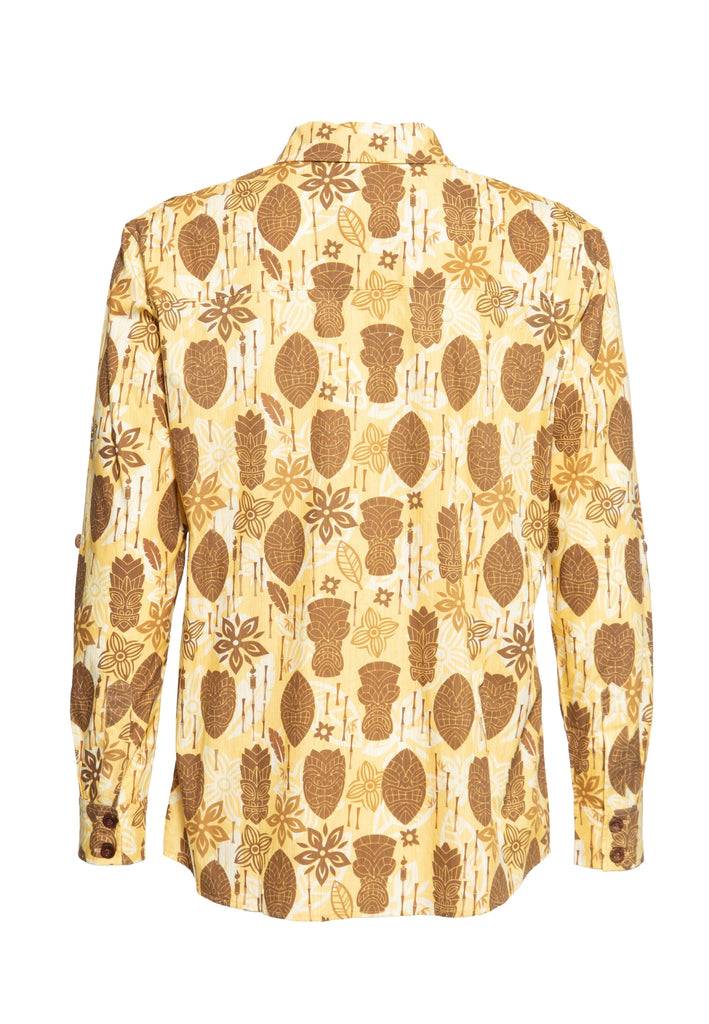 Queen Kerosin Allover Printed Hemd «Tahiti» Clearance-Verkauf
