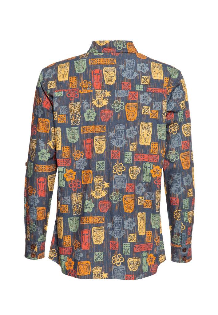 Queen Kerosin Allover Printed Hemd «Tiki's» Kostenloser Versand international