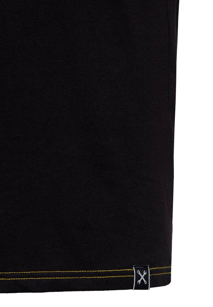 Queen Kerosin Classic Print T-Shirt «Badass» Outlet