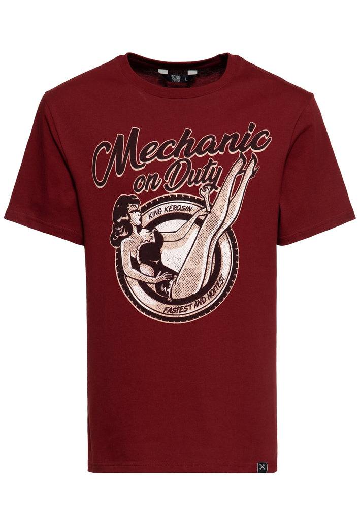 Queen Kerosin Classic T-Shirt «Mechanic on Duty» Angebote