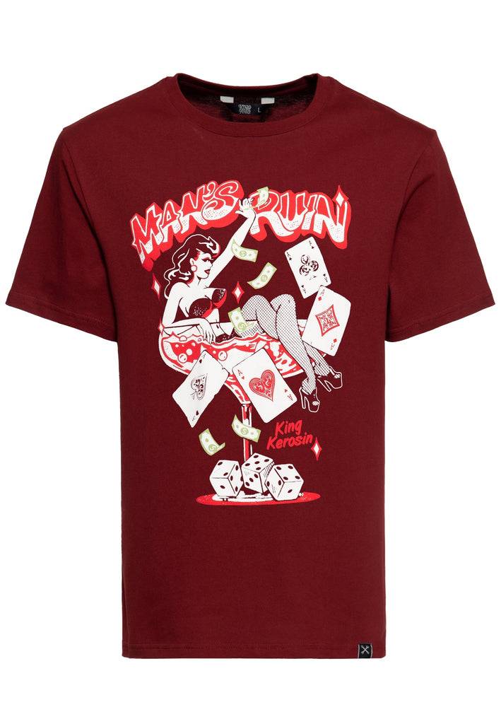 Queen Kerosin Classic T-Shirt «Mans Ruin» Hotsell