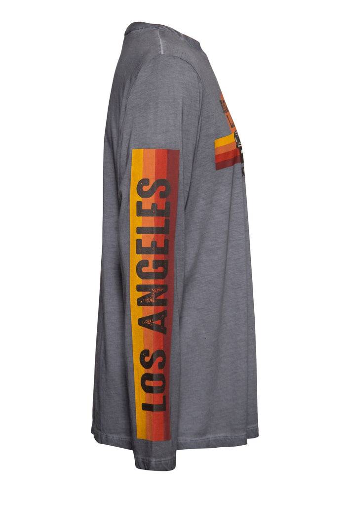 Queen Kerosin Acid Wash Longsleeve «Highway to LA» Blitzverkäufe